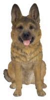 Vivid Arts Alsatian German Shepherd Dog - Garden Ornament 21cm - Indoor or Outdoor