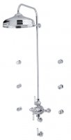 Perrin & Rowe Traditional Shower Set 4 with 12" Shower Rose