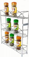 Buckingham Freestanding 3 Tier Spice Rack - Chrome