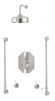 Perrin & Rowe Traditional Shower Set 5 with 12" Shower Rose