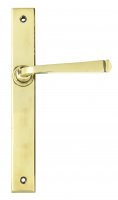 Aged Brass Avon Slimline Lever Latch Set