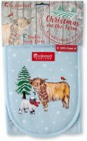 Cooksmart Christmas On The Farm Double Oven Glove