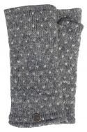 Fleece lined wristwarmer - tick - Mid Grey