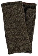 Fleece lined wristwarmer - Plain - Marl brown