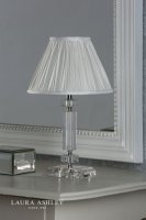 Laura Ashley Paloma Table Lamp Crystal Polished Chrome Base Only