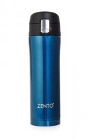 Casa&Casa Push Button Vacuum Tumbler - Blue