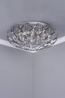 Riya 8lt Flush Crystal & Polished Chrome