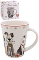 Dogs Faithful Friends Fine China Mug - Boxed - Lesser & Pavey