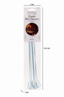 Fig&Olive 8 Pack Metal BBQ Skewers