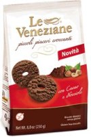 Le Veneziane Cocoa/Hazelnut Biscuits