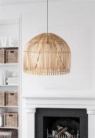 Searchlight Bali Ceiling Pendant Bamboo Shade