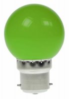 Pro-lite 1.5W 240V LED POLY GOLF BALL BC GREEN - (GOLF/1.5W/BC/GREEN)