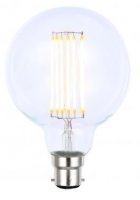 Vintage LED Filament Globe - G95 - BC - Clear (INL-G95-LED-BC-CLR)