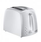Russell Hobbs RU-21640 High Quality Textures Plastic Wide 2 Slice Toaster White