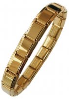 La Cima ® 18K Gold 18 Link Italian Charm Starter Bracelet