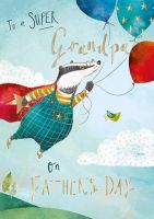 Father's Day Card - Super Grandpa - Ling Design