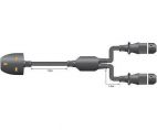 Mercury 109.018 13A UK Plug "Y" Mains Lead to 2x IEC Socket Fully Approved