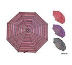 KS Brands UU0229 Assorted Fashion Designs Taslon Supermini Striped Umbrella New