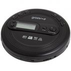 Groov-e GVPS210 Retro Series Personal CD Player with FM Radio Black - New