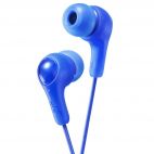 JVC HAFX7/BLUE Gumy Plus In Ear Headphones Compatible with iPhone Blue - New