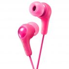 JVC HAFX7/PINK Gumy Plus In Ear Headphones Compatible with iPhone Pink - New