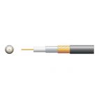 Mercury 808.103UK RG59BU Foamed PE Coaxial Solid Cable with CCA Braid 100m Black
