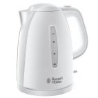 Russell Hobbs RU-21270 Textures 1.7L 3000kw White Plastic Cordless Kettle - New