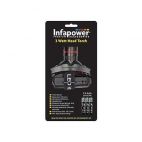 Infapower F013 Powerful 3w Weatherproof Emergency Head Torch Lamp Light - Black