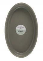 William Mason Grey Oval Dish - 28cm