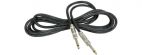 Chord 190.281 Anti Tangle 6.3mm Jack Instrument or Signal Braided Guitar Leads