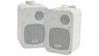 AV:Link 100.006 High Quality 3 Way Speaker Stereo Background Speakers White