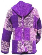 Purples Patch Plait Hood Jacket