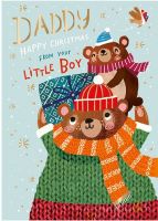 Christmas Card - Daddy From Your Little Boy - Ling Design