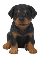 Rottweiler Puppy Dog - Lifelike Ornament Gift - Indoor or Outdoor - Pet Pals