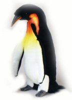 Soft Toy Emeror Penguin Bird by Hansa (30cm) 4917