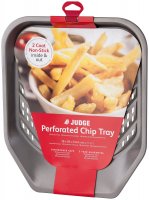 Judge Bakeware Perforated Chip Tray 28 x 28 x 2.5cm