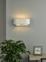 Lando 1 Light Wall Washer White