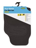 Ring Dura Shield 1000 Car Mat Set  Rubber Black