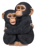 Hugging Chimp Zoo - Lifelike Garden Ornament - Indoor or Outdoor - Real Life
