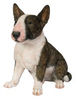 Vivid Arts Bull Terrier Dog - Garden Ornament 20cm - Indoor or Outdoor