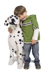 Lifelike Lifesize Dalmatian Dog Plush Soft Toy - Melissa & Doug