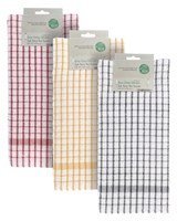 Country Club Pack of 2 Eco Friendly Design Terry Tea Towels 45x65cm - Assorted