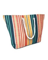 Beamfeature Country Club Textured Stripe Design Beach Insulated Cooler Bag