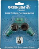 Green Jem Quick Fix Dual Shut Off Connector