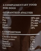 The Dog Deli Tasty Chicken Rolled Sweet Potato 100g