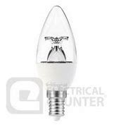 INTEGRAL CANDLE BULB E14 500LM 5.5W 5000K NON-DIMM 280 BEAM CLEAR (ILCANDE14NF021)