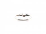 Silver Ball Style Ring