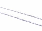 Silver Faceted Belcher Chain 20 Inch