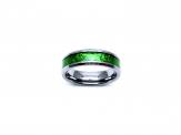 Tungsten Carbide & Green Carbon Fibre Ring