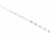 Silver Paperclip/Heritage Link Anklet 9-10 Inch